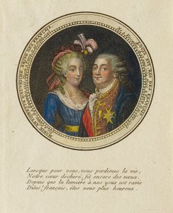 Marie Antoinette von Österreich, Königin der Franzosen; Ludwig XVI., König der Franzosen von Unidentified
