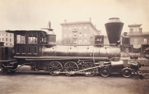 [Pennsylvania Railroad Lokomotive in der Altoona Reparaturwerkstatt]