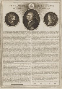 Testament von Louis XVI von Unidentified
