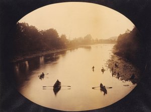 [Ansicht bei Gervanda flussabwärts von der Brücke] von Unidentified