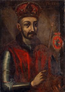 Gemälde, das den Großherzog von Litauen und König von Polen Jogaila darstellt