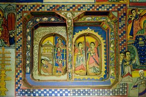 Debre Sina Maryam Kirche, Gorgora, Tana-See, Äthiopien, Afrika