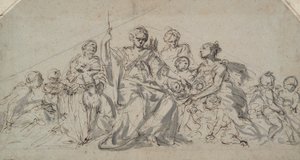 Diana mit Nymphen und Putti