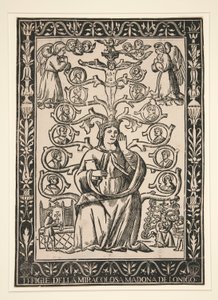 Abbild der wundersamen Madonna von Lonigo von Unknown
