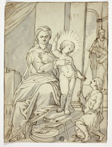 Heilige Familie mit dem kleinen Johannes dem Täufer