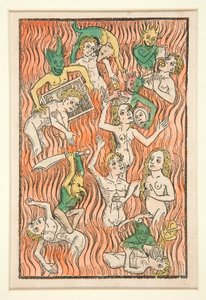 Fegefeuer, Illustration aus Der Seelen-Wurzgarten