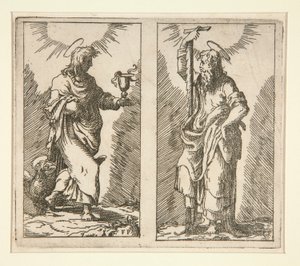 Heiliger Johannes und Heiliger Simon von Unknown