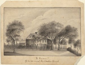 Die Residenz des verstorbenen ehrwürdigen Rev. Claudius Herrick