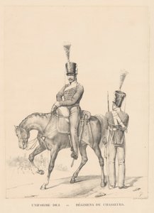 Uniforme des et Régimens de Chasseurs (Kavallerieuniformen) von Unknown