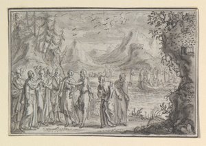 Ohne Titel, eine von vier Szenen aus dem Leben Christi