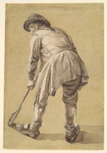Ohne Titel [Bauer beim Graben]