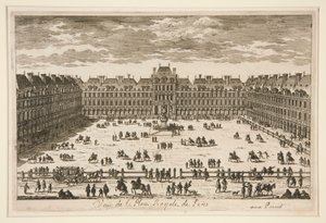 Ansicht des Place Royale in Paris
