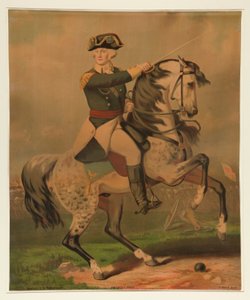 Washington in der Schlacht von Trenton