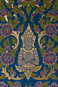 Wat Ampharam, Hua Hin. Tempeldekoration. Thailand.