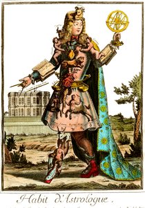 Astrologenanzug aus dem 17. Jahrhundert. Private Sammlung.