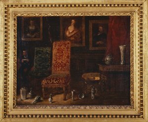 Innenraum aus dem 19. Jahrhundert von Unknown artist