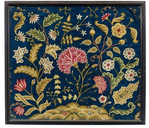 Ein gesticktes Bild aus der Zeit Georgs II., ca. 1740 von Unknown