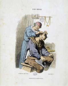 Ein Scharlatan-Operator - aus einer Gravur des 17. Jahrhunderts von Unknown artist