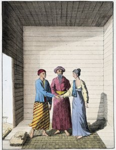 Eine Hochzeit in Sumatra von Unknown artist