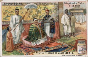 Abessinische Kaiserin Taytu Betul (Taitou) von Unknown artist