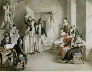 "Adam und Eva und der Sündenfall", eine Charade gespielt von den "Schubertianern"