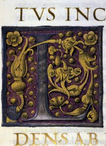 Alphabet: miniaturisierter Buchstabe L