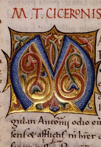 Alphabet: miniaturisierter Buchstabe M von Unknown artist