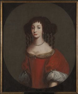 Porträt von Prinzessin Maria Amalia von Kurland (1653-1711), Landgräfin von Hessen-Kassel, anonym