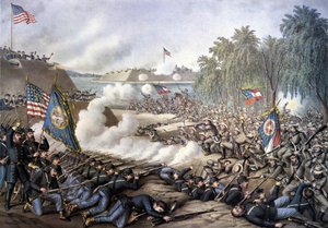 Amerikanischer Bürgerkrieg (1861 - 1865): Erste Schlacht von Corinth (Mississippi) 29. April - 10. Juni