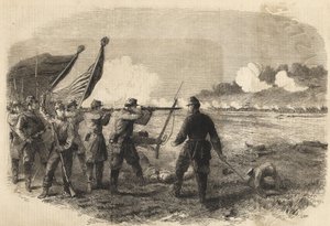 Amerikanischer Bürgerkrieg Schlacht von Cedar Creek im Shenandoah-Tal, 18. Oktober 1864 - Sezessionskrieg (1861-1865) oder Amerikanischer Bürgerkrieg: 19. Oktober von Unknown artist