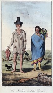 Ein Indianer und seine Frau, Kanada