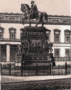 Berlin, Deutschland: Statue von Friedrich II. dem Großen von Unknown artist