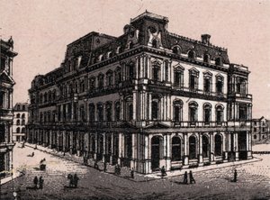 Boston, USA: Blick auf das Postamt. in „Die Welt illustriert 168 Ansichten“. Undatiert (spätes 19. Jahrhundert)