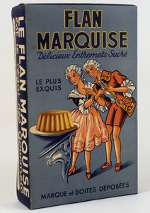 Produktbox „Flan Marquise: Köstliche süße Nachspeise“, n.d. 19. Jahrhundert