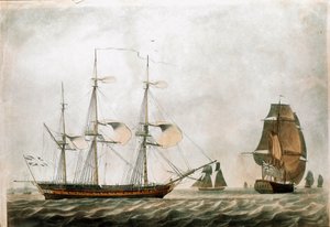 Britische Fregatte im 18. Jahrhundert (19. Jahrhundert)