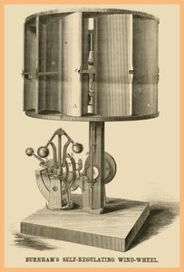 Burnhams Selbstregulierendes Windrad von Unknown Artist