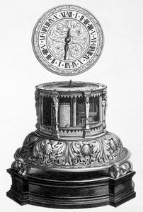 Kabinettsuhr aus der Valois-Zeit - Gravur von Unknown artist