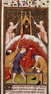 Kalenderseite: März. Ein Pfandhaus von Unknown artist