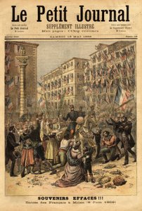 Feier des Einzugs der napoleonischen Armee in Mailand am 8. Juni