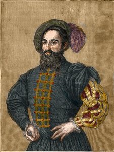 Cesare Borgia (1475-1507) Herzog von Valencia. (Gravur) (19. Jahrhundert) von Unknown artist