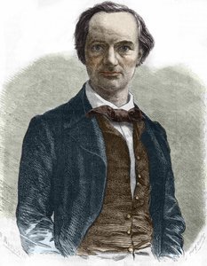 Charles Baudelaire (1821-1867), französischer Schriftsteller.