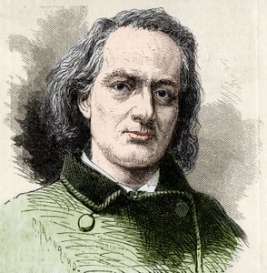 Charles Baudelaire, französischer Schriftsteller nach einem Foto von Carjat. von Unknown artist