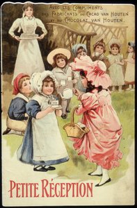 Kindergeschmack - Chromo. Van Houten, Ende des 19. Jahrhunderts von Unknown artist