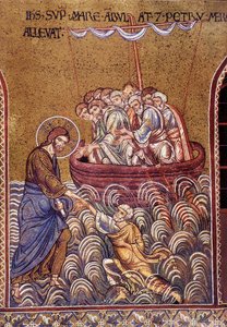 Christus geht auf dem Wasser