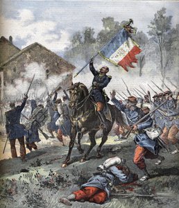 Oberst de Malleville starb in der Schlacht von Solferino am 24. Juni 1859