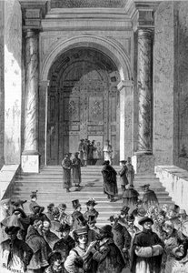 Konklave, in dem Papst Leo XIII. 1878 gewählt wurde.