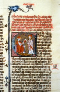 Konzil von Chalcedon, 451 - Miniatur des Mittelalters (Ref. 365, 428r). Bibliothek von Toulouse (Tel.: 05 62 27 66 66)