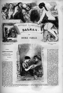 Titelblatt des Romans „Eine doppelte Familie“