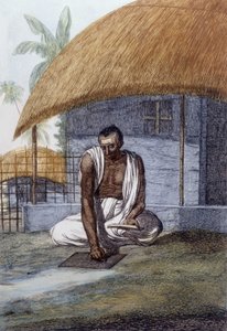 Kultur, Zivilisation und indische Gesellschaft: Porträt eines Astrologen, Indien.