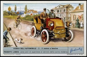 Daimler im Jahr 1897: 4 Zylinder, 4 Takt, 20 PS von Unknown artist
